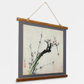 Plum Blossoms, Hokusai, Ukiyo-e Hangend Wandkleed (Gebogen)