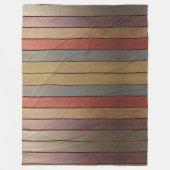 Plum Blue Gold en Blue Fleece Deken (Voorkant)