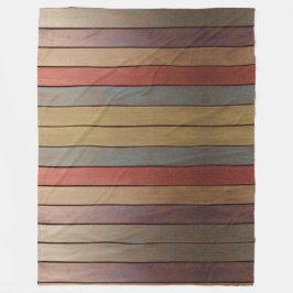 Plum Blue Gold en Blue Fleece Deken