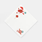 Plum Bossom, Chinese stijl in het voorjaar Servet (Hoek)