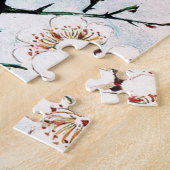 Plum Branches met Blossom Ukiyo-e Asia Asian Art Legpuzzel (Zijkant)