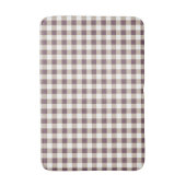 Plum Buffalo Plaid Elegante Badkamer Decor Badmat (Voorkant Verticaal)