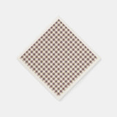 Plum Buffalo Plaid Holiday Servet (Hoek)