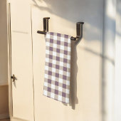 Plum Buffalo Plaid Keuken Handdoek voor Home Decor