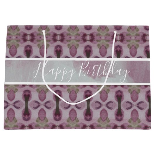 Plum Burgundy Groot Cadeauzakje (Voorkant)