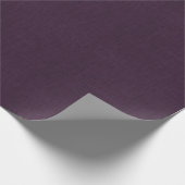 Plum Burlap Texture Cadeaupapier (Hoek)