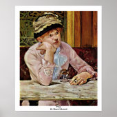 Plum by Manet Edouard Poster (Voorkant)