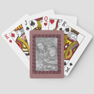 Plum Celtic Design Lijst Photo Template   Pokerkaarten