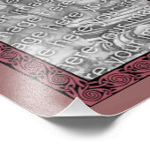Plum Celtic Design Lijst Sjabloon Foto afdrukken (Hoek)