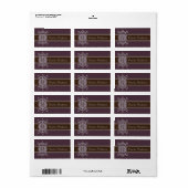 Plum Classic Harvest eigenschapslabels Etiket (Full Sheet)