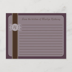 Plum Classic Harvest Recipe Cards Briefkaart