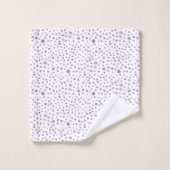 Plum Confetti Waterverf Stippen Bad Handdoek (Wasdoekje)
