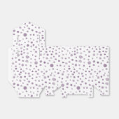 Plum Confetti Waterverf Stippen Favoriet Box Bedankdoosjes (Uitgevouwen)