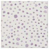 Plum Confetti Waterverf Stippen Stof (Close Up)