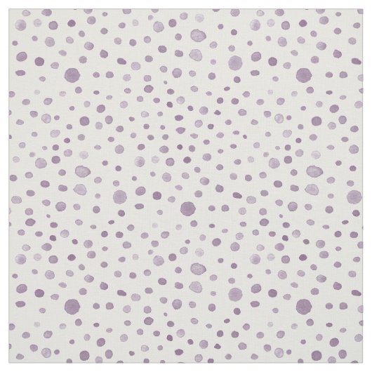 Plum Confetti Waterverf Stippen Stof (Swatch)