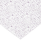 Plum Confetti Waterverf Stippen Tafelloper (Hoek)