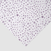 Plum Confetti Waterverf Stippen Tissue Paper Tissuepapier (Detail)