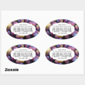 Plum conserveren jam of voedsel augurk label stick (Vel)