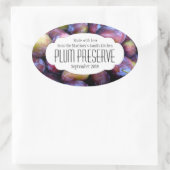 Plum conserveren jam of voedsel augurk label stick (Tas)