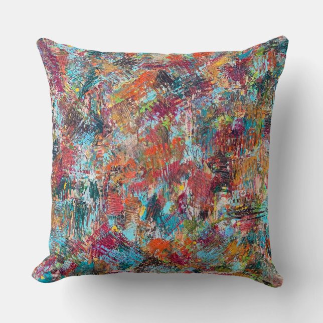 Plum Crazy 20 x 20 Poly Sierkussen (Voorkant)