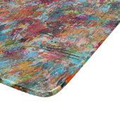 Plum Crazy 6 x 7 Deco glazen snijplank (Hoek)