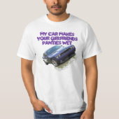 Plum Crazy Paarse Challenger T-shirt (Voorkant)