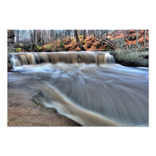 Plum Creek Herfsten, Olmstead Herfsten, Ohio Foto Afdruk