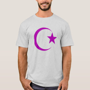 Plum Crescent & Star.png T-shirt