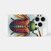 Plum Curculio Dorsal View 020924IREF212 - Watercol iPhone Hoesje (Achterkant horizontaal)