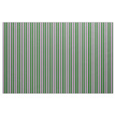 Plum & Dark Green Lined/Striped Pattern Stof (Fat Quarter)