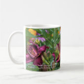 Plum Daylilies & Echinacea Koffiemok (Links)