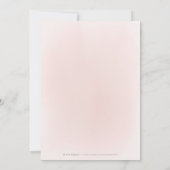 Plum & dusty roze boho floral vrijgezellenfeest kaart (Achterkant)