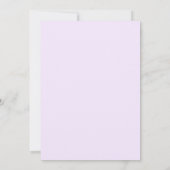 Plum Elegant Botanical Wedding Kaart (Achterkant)