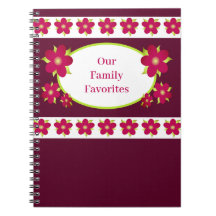 Plum en burgundy floral geaccenteerd recept