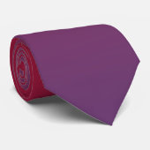 Plum en burgundy ombre stropdas (Opgerold)