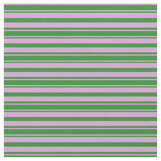 Plum en Forest Green Lines Stof (Close Up)