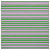 Plum en Forest Green Lines Stof (Swatch)