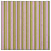 Plum en Green Colored Stripes Stof (Swatch)