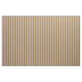 Plum en Green Colored Stripes Stof (Fat Quarter)