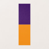 Plum en Sinaasappel Peony Bouquet Trouwtafel Numme Kaart (Binnenkant ongevouwen)