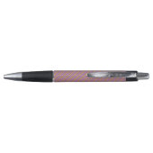 Plum en white vijf strepen patroon met tint pen (Achterkant)