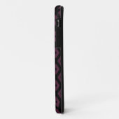 Plum en zwarte diamant patroon Case-Mate iPhone case (Achterkant/links)