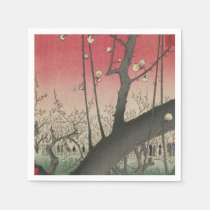 Plum Estate Japans Edo Woodblock Plum Servet