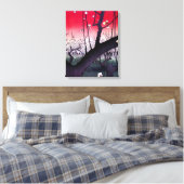 Plum Estate Kameido, Hiroshige Ando Canvas Afdruk (Insitu (Slaapkamer))