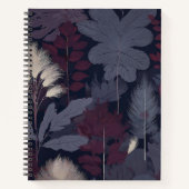 Plum Fig & Pampas Grass Botanical Notebook Notitieboek (Voorkant)