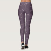 Plum Flora Women's Leggings (Achterkant)