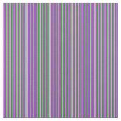 Plum, Forest Green & Dark Orchid Striped Pattern Stof (Swatch)