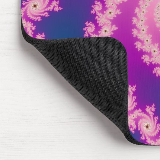 Plum - Fractal Mousepad Muismat (Hoek)