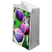 Plum Fruit Gift Bag Klein Cadeauzakje (Achterkant Gekanteld)