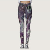Plum Funky Art Leggings (Voorkant)